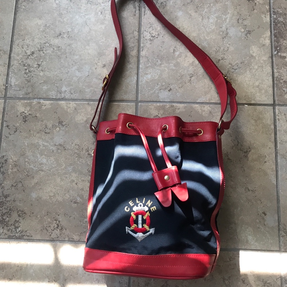 Celine Super Rare Nautical Crossbody 28 years old!